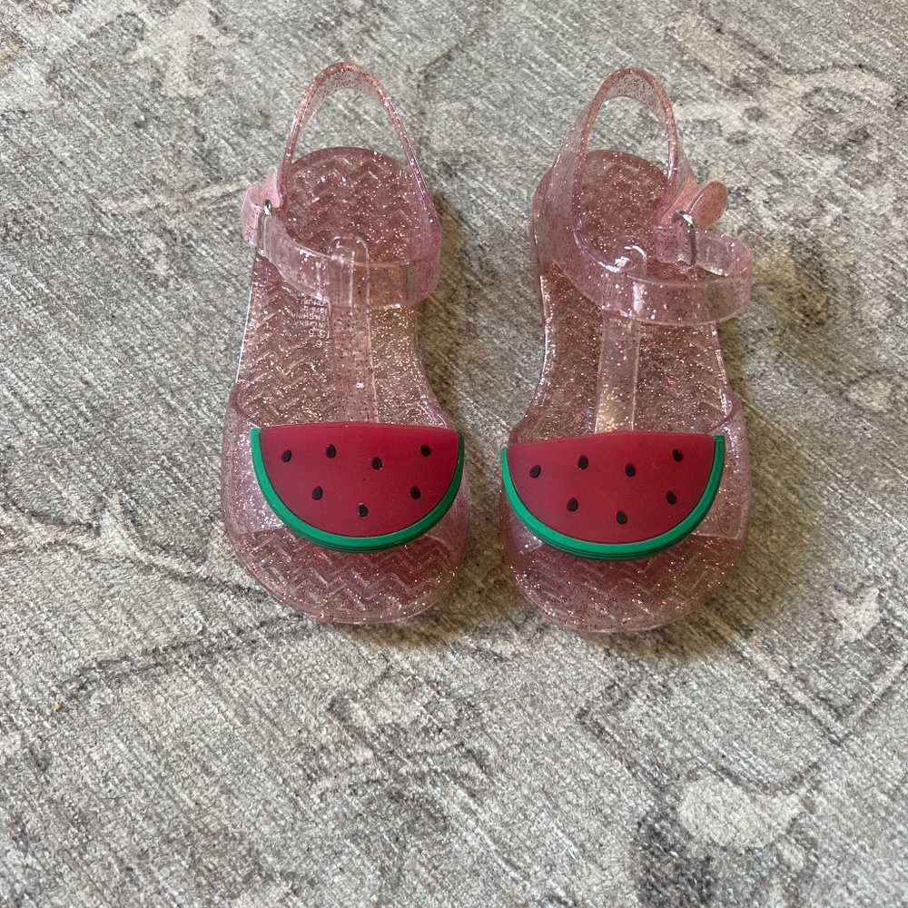 Watermelon jelly sandals